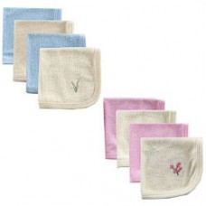 Hudson Baby Touched by Nature Washcloths 4pk